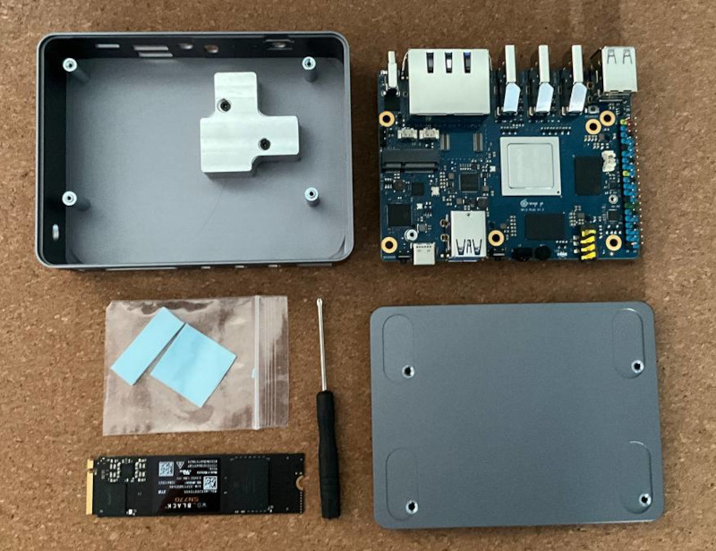 Orange Pi 5/5B SBC gets a fanless aluminum enclosure - CNX Software